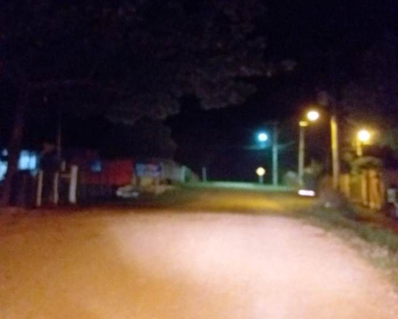 Prefeitura instala 20 novos pontos de iluminação pública no Distrito