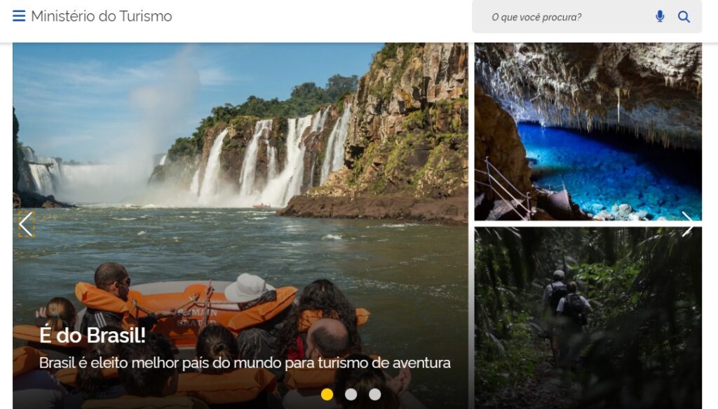 MTur destaca Bonito, após Brasil ser eleito melhor país do mundo para turismo de aventura