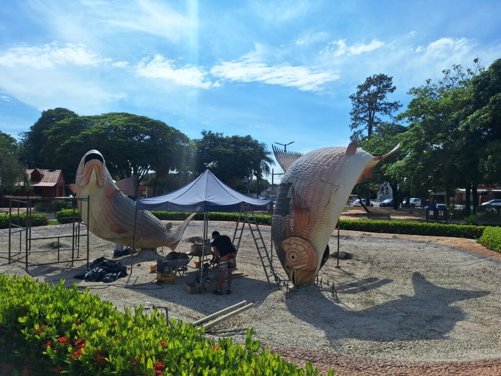 Monumento símbolo de Bonito, Piraputangas passam por revitalização