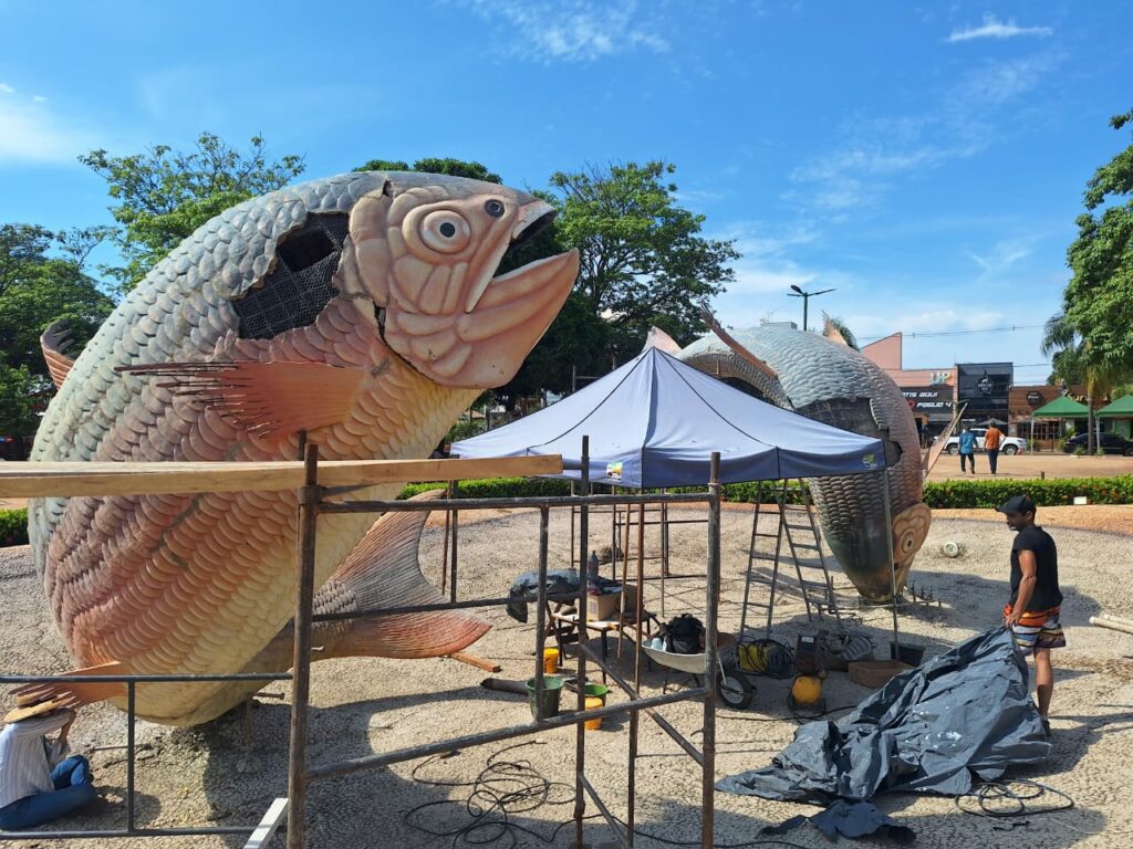 Monumento símbolo de Bonito, Piraputangas passam por revitalização