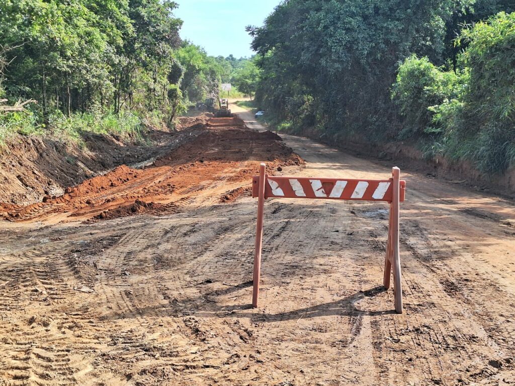 Estrada de acesso ao Aterro Sanitário está fechada para ações de conservação de água e solo